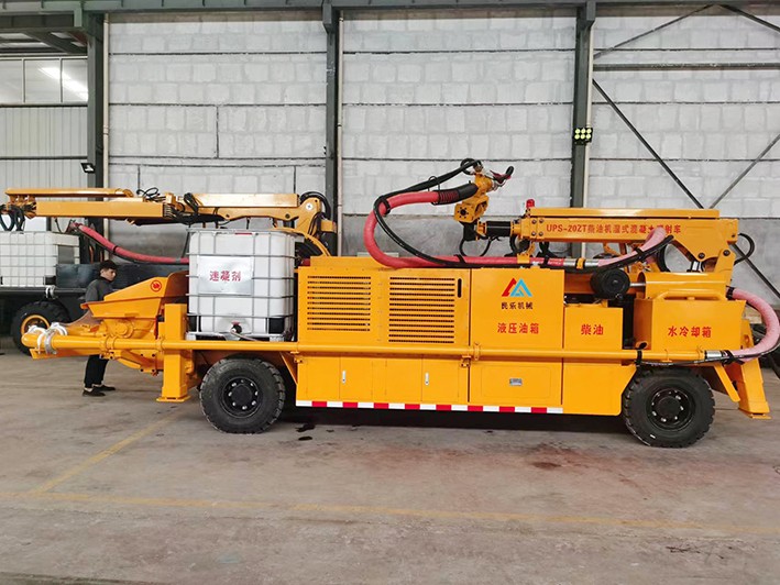 疫情防控不松懈，柴油機礦用混凝土濕式噴射車(chē)正常發(fā)貨！